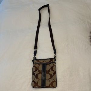 Coach cross body bag- never used.